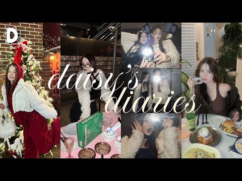 Видео: будни в Корее, ивент Olive young, новогодний Сеул, skin treatment, универ: DAISY’S DIARIES 🎄❤️