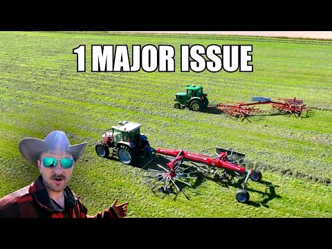 Видео: Тестирование НОВЫХ граблей Massey Ferguson (мы обнаружили одну серьезную проблему)