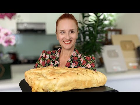 Видео: Итальянский Хлеб ФОКАЧЧА с сыром и луком Вкуснейшая итальянская лепешка Люда Изи Кук выпечка хлеба