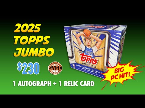 Видео: 2025-26 Topps Basketball Jumbo Box 🔥 Большой ПК + Коппер Флэгг хит!