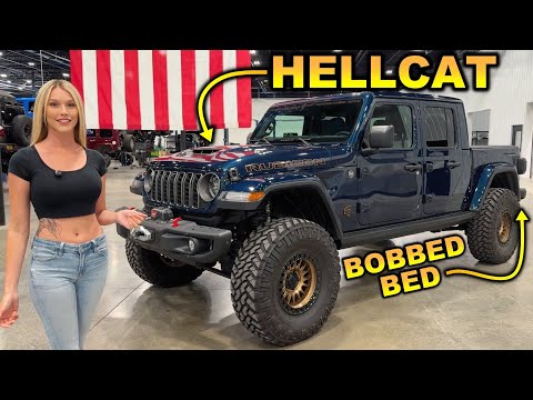 Видео: Вы можете заказать HELLCAT Jeep Gladiator с укороченным кузовом у дилера?!