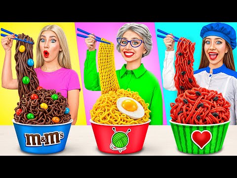 Видео: Кулинарный Челлендж: Я против Бабушки | Забавные Кухонные Лайфхаки от Super Hyper DO