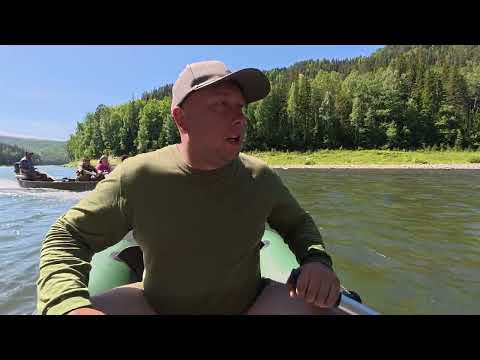 Видео: Сплав по реке Кия день 2