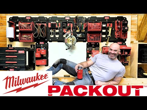Видео: Создаю стену для хранения вещей в мастерской Milwaukee PACKOUT!