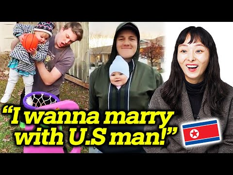 Видео: Мама из Северной Кореи впервые отреагировала на добрых американских отцов!