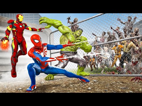 Видео: СУПЕРГЕРОИ ПРОТИВ ЗОМБИ! ЗОМБИ АПОКАЛИПСИС В Garry`s Mod