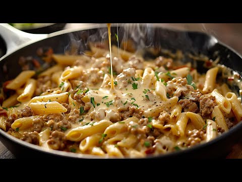 Видео: Невероятно вкусные макароны с фаршем за 15 минут! Самый простой рецепт на ужин!
