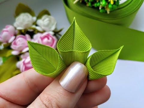 Видео: #1 Простые листья для цветов / Simple leaves for flowers. Для начинающих