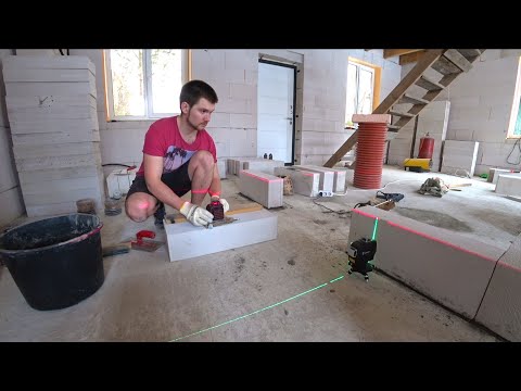 Видео: Как я построил ПЕРЕГОРОДКИ из газоблока