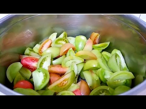 Видео: ЗЕЛЁНЫЕ ПОМИДОРЫ ОСТРЕНЬКИЕ НА ЗИМУ. 🍅🌶🍅. Любимая закуска для мужчин!#заготовкиназиму 