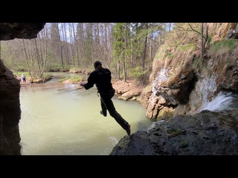 Видео: Река Лемеза и водопад Атыш. Сплав с Линией отрыва