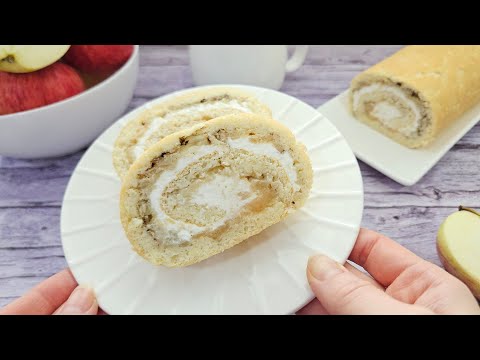 Видео: ПП Яблочный рулет без Сахара - 71 г Белка! Полезный высокобелковый Десерт  