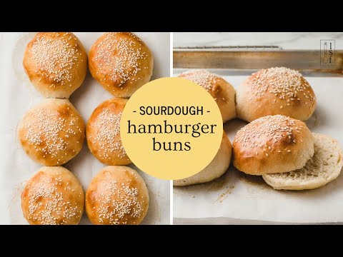 Видео: Булочки для гамбургеров на закваске — такие мягкие и простые в приготовлении!