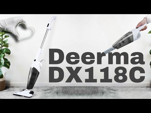 Видео: Deerma DX118C обзор пылесоса | Вертикальный пылесос Deerma DX118C | Мощный пылесос Xiaomi
