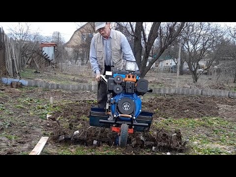 Видео: Мотоблок ДТЗ з Фрезами Відкриває Сезон!