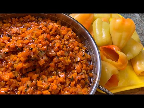 Видео: ФАРШИРОВАННЫЕ ПЕРЦЫ ПО БОЛГАРСКИ. Вкуснейшая закрутка на зиму !Պերեց