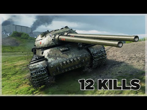 Видео: ИС-2-II - 7.4К УРОНА 12 ФРАГОВ - World of Tanks