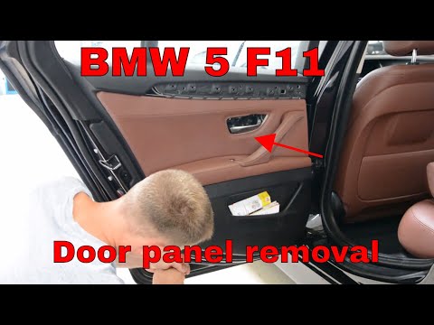 Видео: Как снять дверную панель BMW 5er F11