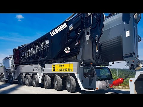 Видео: 5 самых больших вездеходных кранов Liebherr 2024 года | Самый универсальный вездеходный кран Lieb...