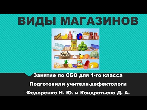 Видео: Виды магазинов ПРАКТИКА