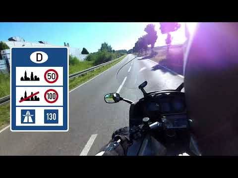 Видео: Подтверждение прав категории А в Германии