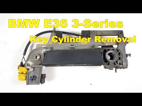 Видео: Снятие цилиндра замка двери BMW e36 M3 325 328
