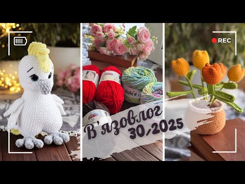 Видео: Вʼязовлог 30/2025. 15-21 вересня. Розпаковки та декілька замовлень. 
