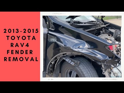 Видео: Как снять крыло Toyota Rav4 2013-2018 годов | ReveMoto