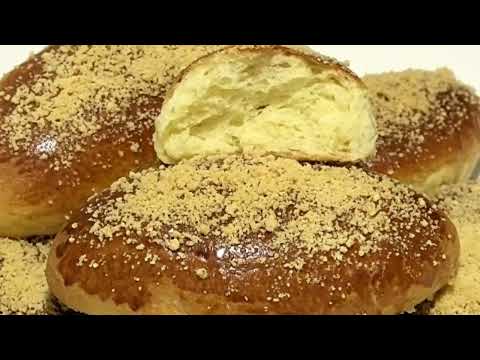 Видео: Дрожжевое тесто на желтках, сдобные булочки со штрейзелем/Yeast dough on yolks