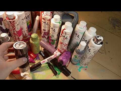 Видео: обзор на весь мой граффити стафф