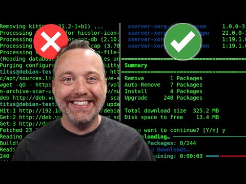 Видео: Прекратите использовать APT
