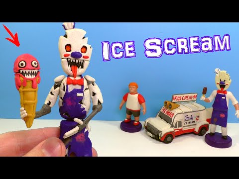 Видео: Лепим МОРОЖЕНЩИКА АНИМАТРОНИКА  из игры Ice Scream