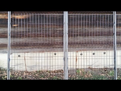 Видео: Забор и калитка из 3D сетки