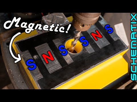 Видео: изготовление магнитных тисков для сверлильного станка!