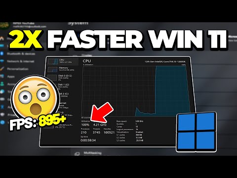 Видео: Этот ПРОСТОЙ трюк с Windows 11 сделал мой компьютер в 10 раз быстрее! — (Оптимизация Windows 11)