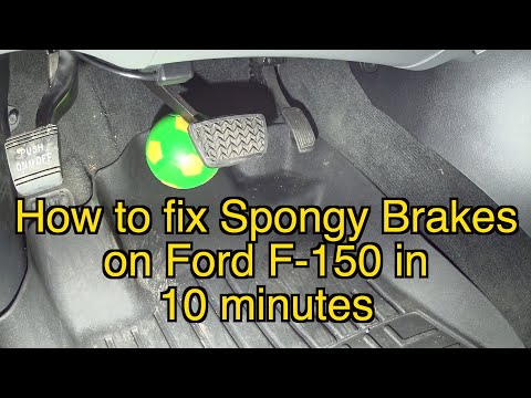 Видео: Как устранить «ватные» тормоза за 10 минут на Ford F-150 и других автомобилях. «Ватные» тормоза, ...