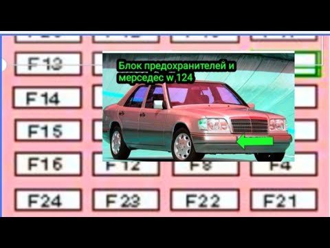 Видео: Вот блок предохранителей мерседес W124 бензин, дизель 1984 -1995 год.Что за что отвечает.