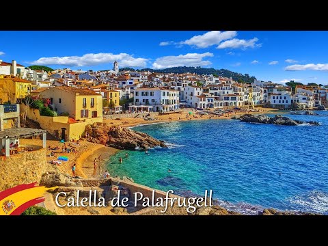 Видео: Калелья де Палафружель Испания 🇪🇸 Красивые белые деревни 🌷 Самые красивые пляжи 🏖 Коста Брава 4K