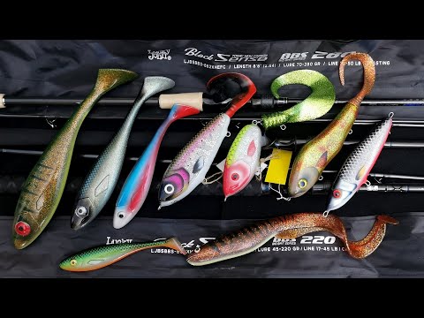 Видео: Обзорка! Выпуск №37. Резина Gator Удилища Lucky John Black Sense BBS Джерки Tavrida, Bubuka и Palych