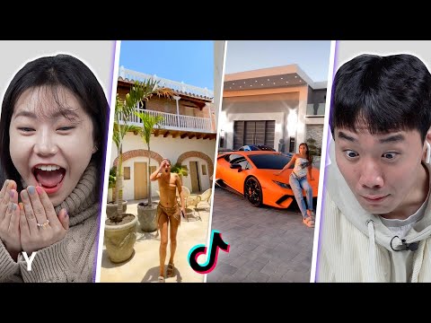 Видео: корейцы реагируют на челлендж TikTok «Мой лучший друг, богатый чек» | Y