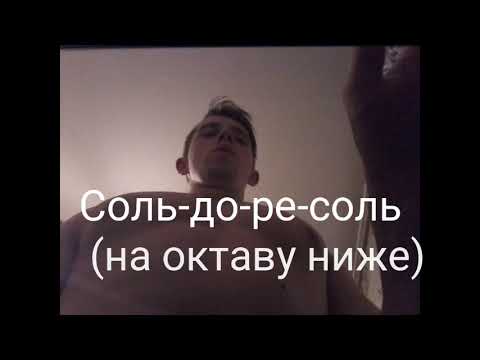 Видео: Вид снизу. Вокальное упражнение на "НУ" - "У" - "О" - "А". Бас профундо. Andre Serba