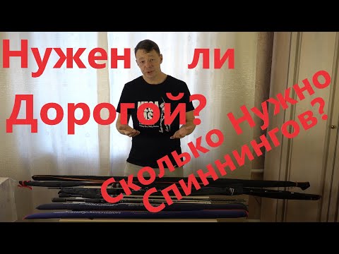 Видео: Сколько нужно Спиннингов? Нужен ли Дорогой и для Чего? 1-я Серия.