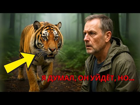 Видео: ТИГР ПОДОШЁЛ К ТУРИСТУ В ЛЕСУ... НО ТО, ЧТО СДЕЛАЛ ДАЛЬШЕ — ШОКИРОВАЛО СПАСАТЕЛЕЙ!