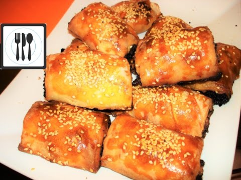 Видео: Самый вкусный Турецкий бёрек с мясом. Пироги из Юфки. Видеорецепт/Kiymali rulo borek tarifi
