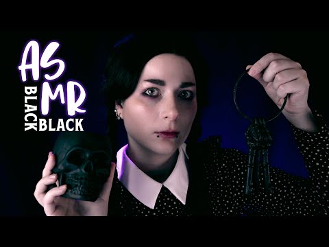 Видео: АСМР ЧЕРНЫЕ ТРИГГЕРЫ 🖤 Уэнсдей Аддамс 💀 Без слов | ASMR Wednesday Addams 🖤 No Talking