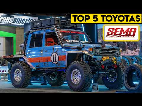 Видео: Пять безумных творений Toyota на выставке SEMA 2025