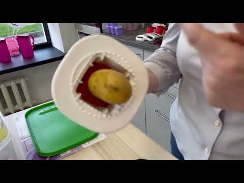 Видео: Шинковка Мандолина Юниор Tupperware ОБЗОР