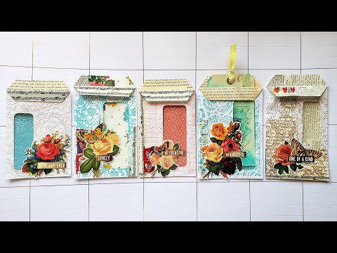 Видео: Карманы для конвертов с чернилами и тиснением для нежелательной почты — Видео процесса