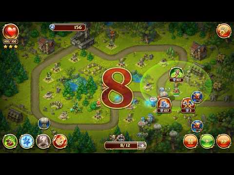 Видео: Игра "Солдатики 3 - Средневековье" (toy defense 3). Опасный лес 7
