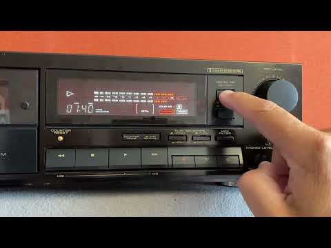 Видео: Pioneer CT 445 обзор кассетной деки